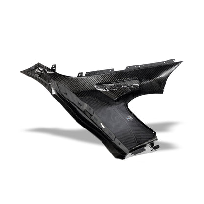 BMW M3 G80 carbon front fender wheel arch detail