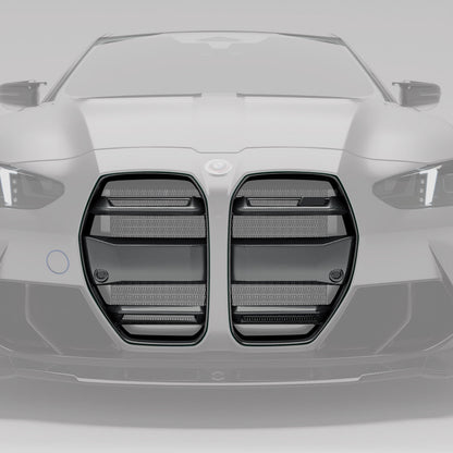 G80 M3 carbon front grille standalone product shot