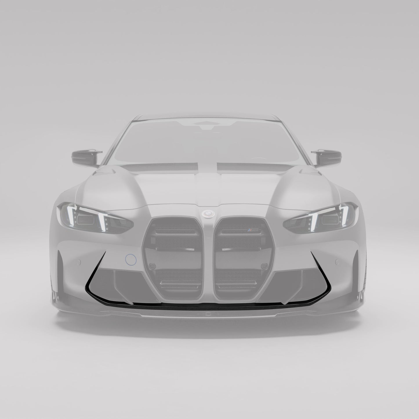 BMW M3 G80 carbon fiber front trim lower bumper detail