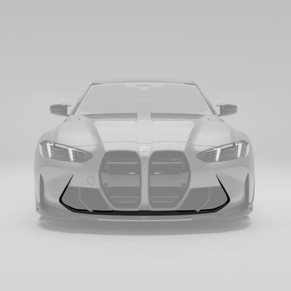 BMW M3 G80 carbon fiber front trim lower bumper detail