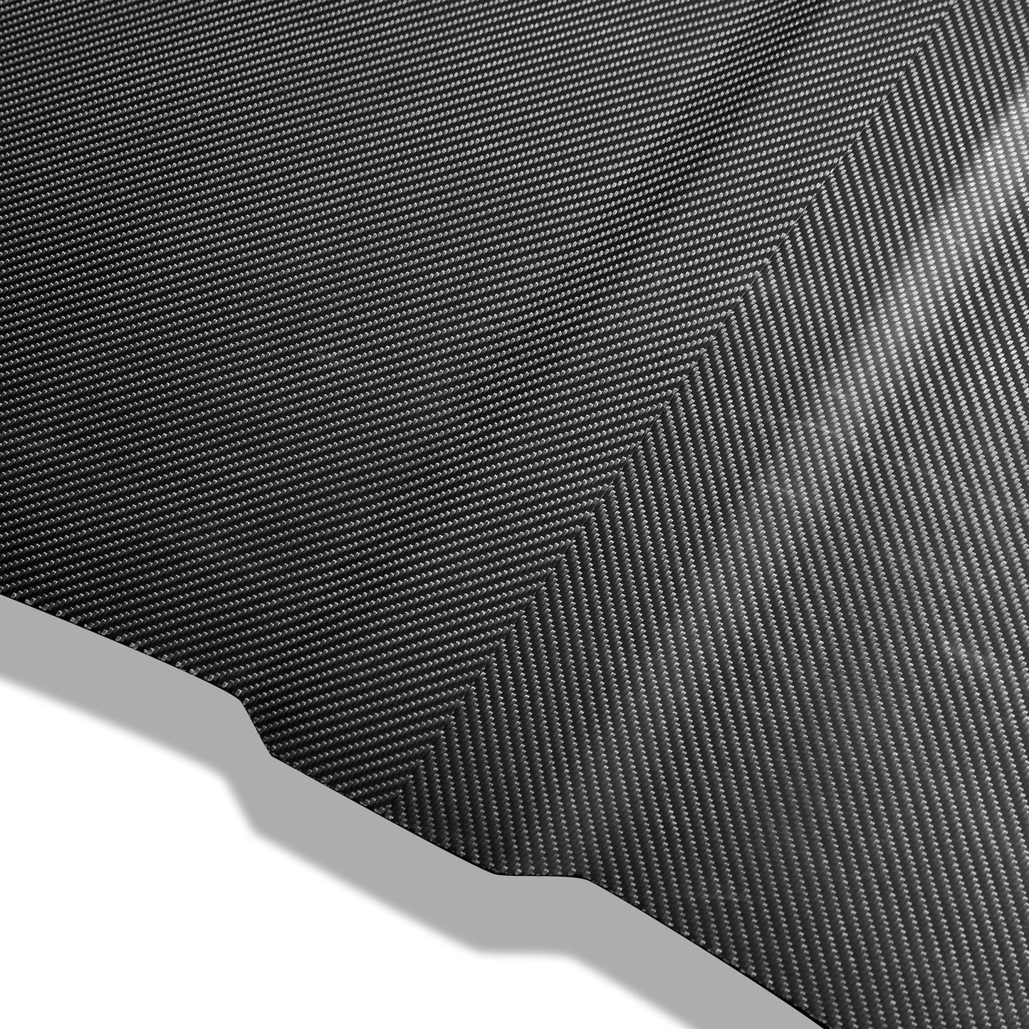 BMW M3 G80 carbon fiber race hood side strake close-up