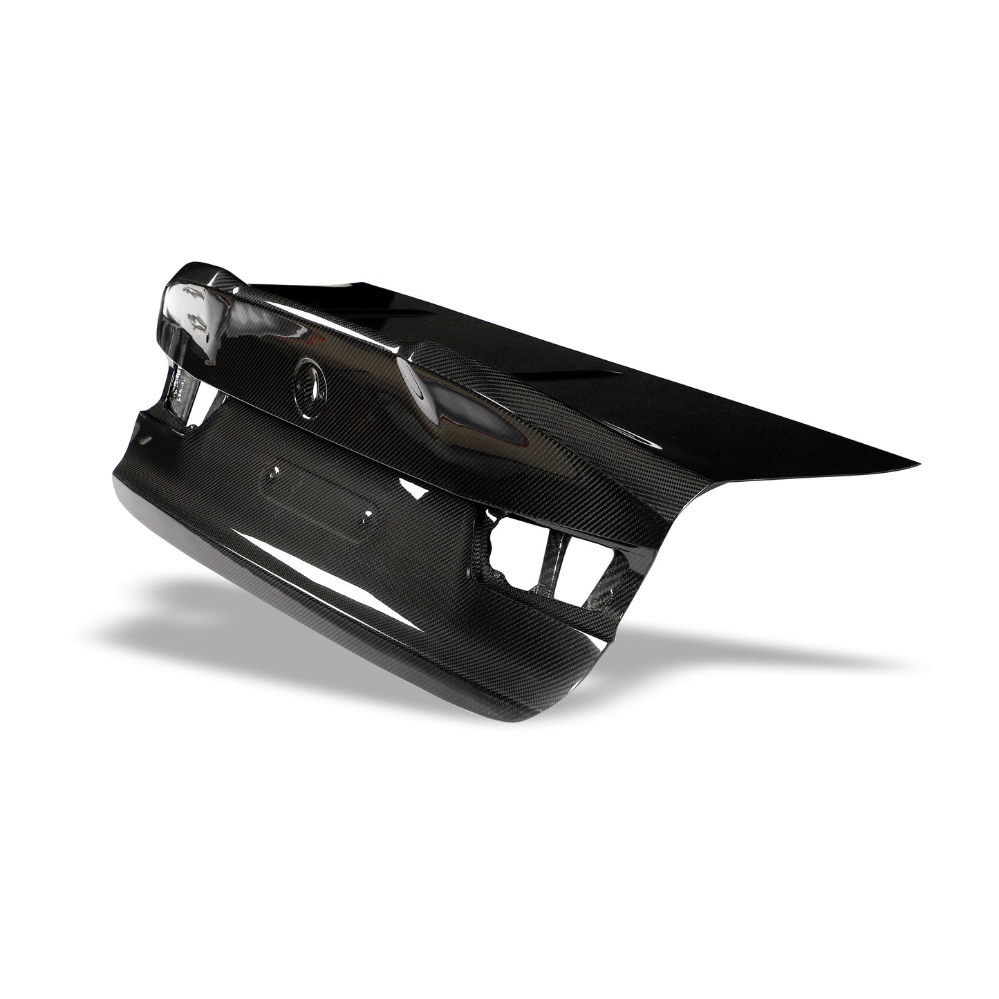 BMW M3 G80 carbon rear trunk surface gloss and texture view