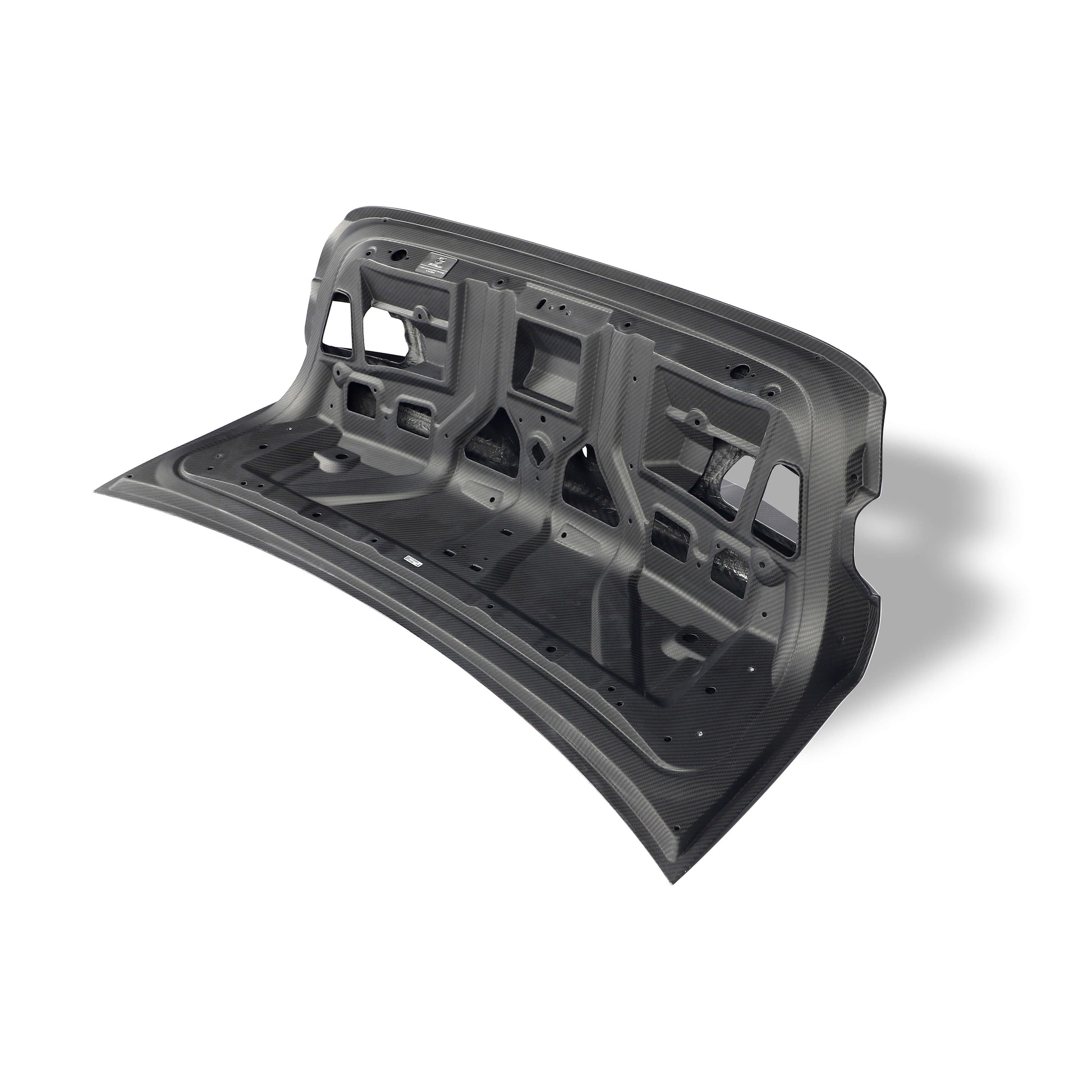 BMW M3 G80 carbon fiber trunk lid full rear profile view