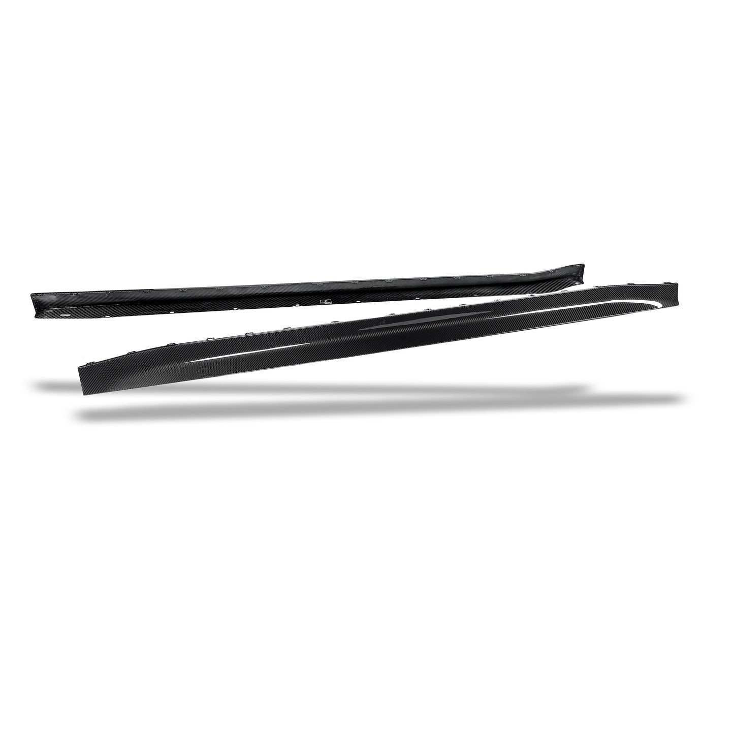 BMW M3 G80 carbon side skirt rear section detail shot