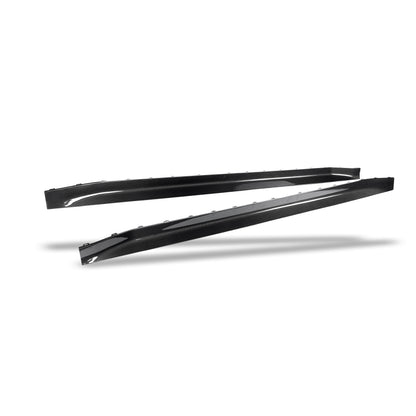 BMW M3 G80 carbon fiber side skirt weave texture detail