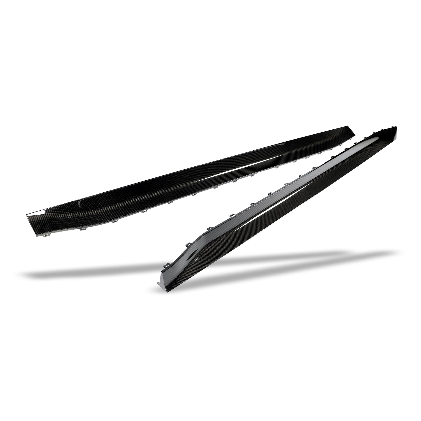 BMW M3 G80 carbon side skirt front section close up