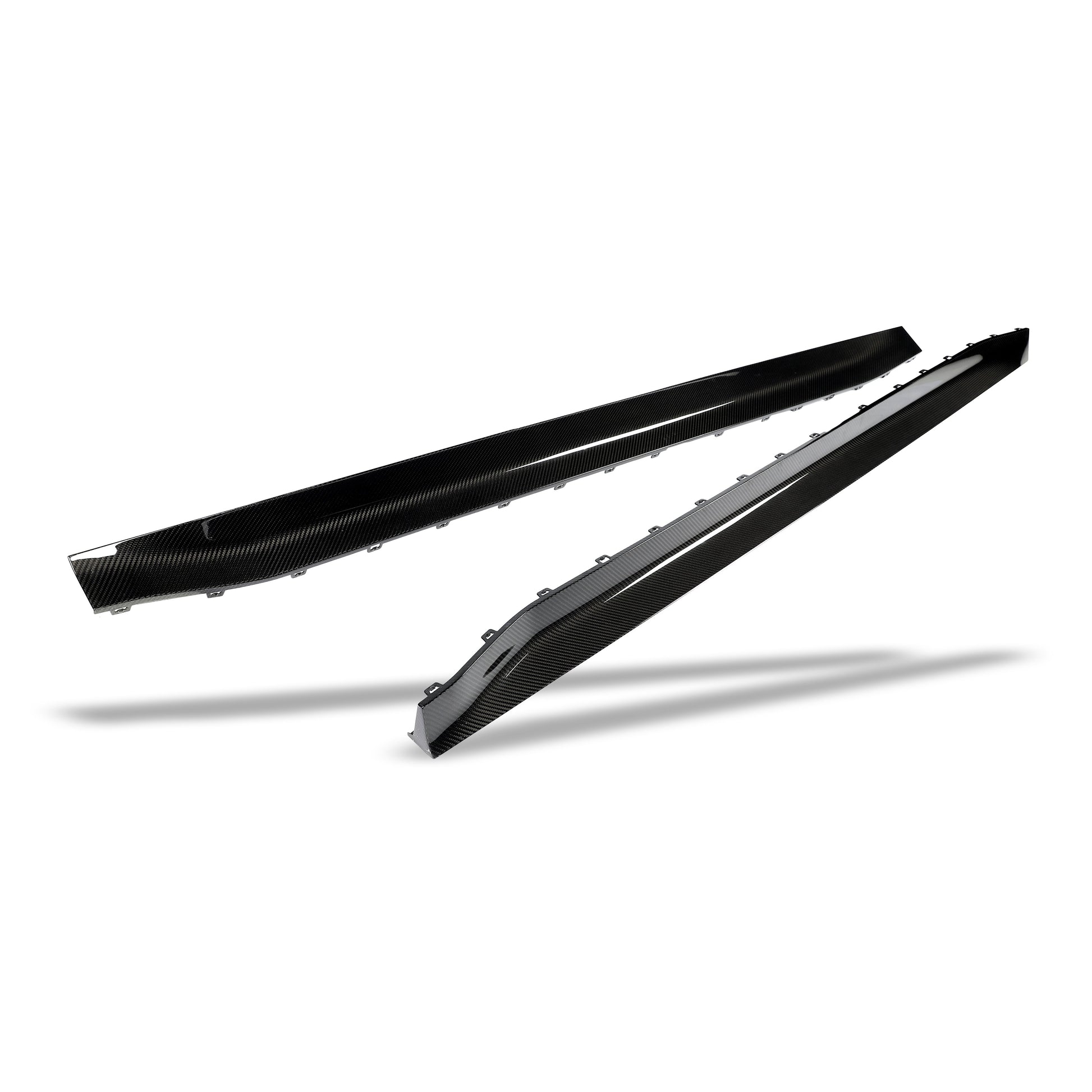BMW M3 G80 carbon side skirt front section close up