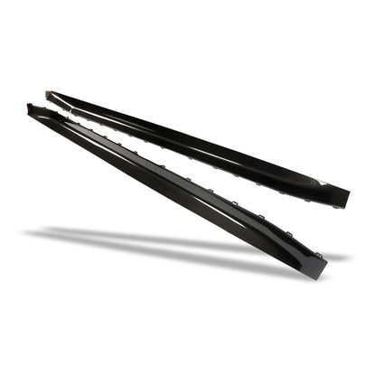 BMW M3 G80 carbon aero skirt lower edge angle view