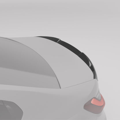 BMW M3 G80 carbon fiber spoiler ducktail profile shot
