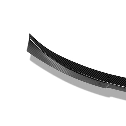BMW M3 G80 carbon fiber spoiler corner finish detail