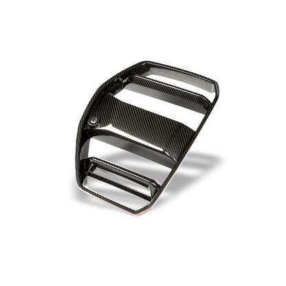 BMW M3 G81 carbon fiber front grille side edge detail
