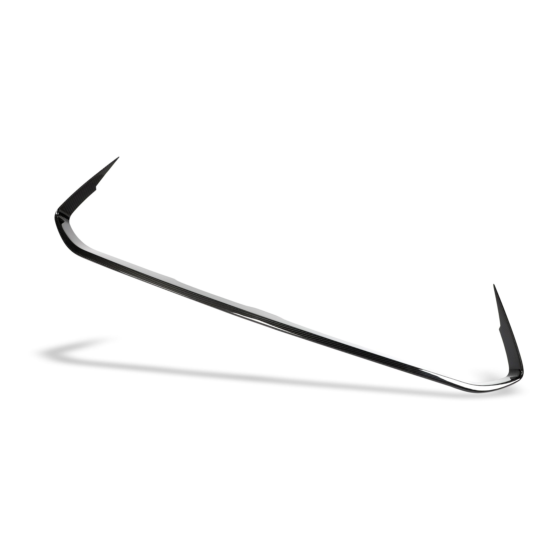 BMW M3 G80 carbon fiber front trim weave close-up