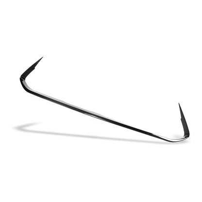 BMW M3 G80 carbon fiber front trim weave close-up