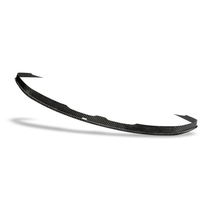 BMW M3 G80 carbon fiber front trim angled detail shot