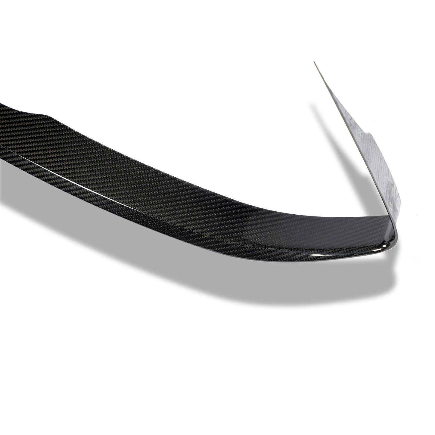 BMW M3 G81 carbon fiber front trim right edge contour view