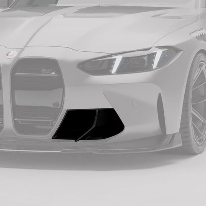 BMW M3 G81 carbon fiber front vents front bumper view