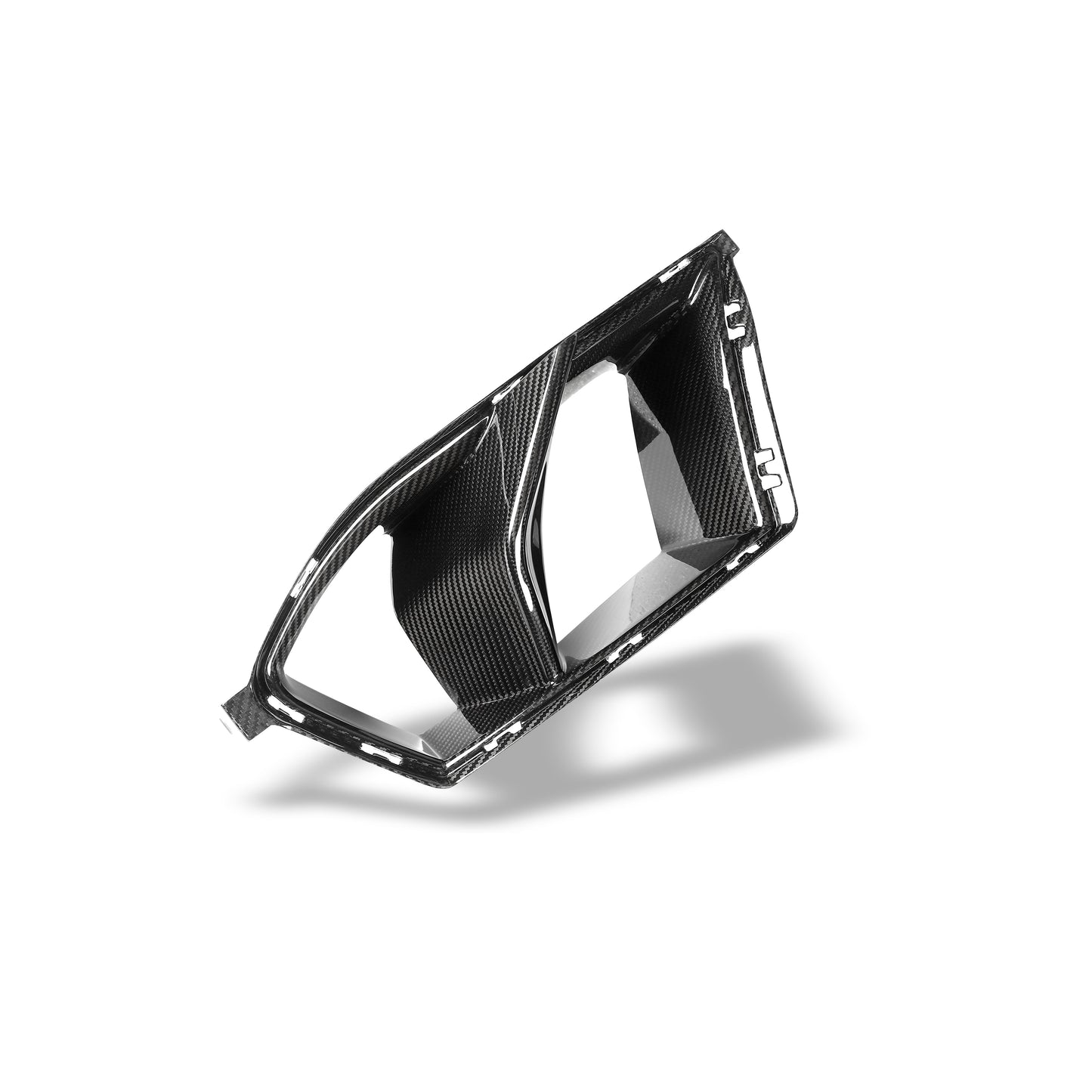BMW M3 G81 carbon front vent mounted on bumper