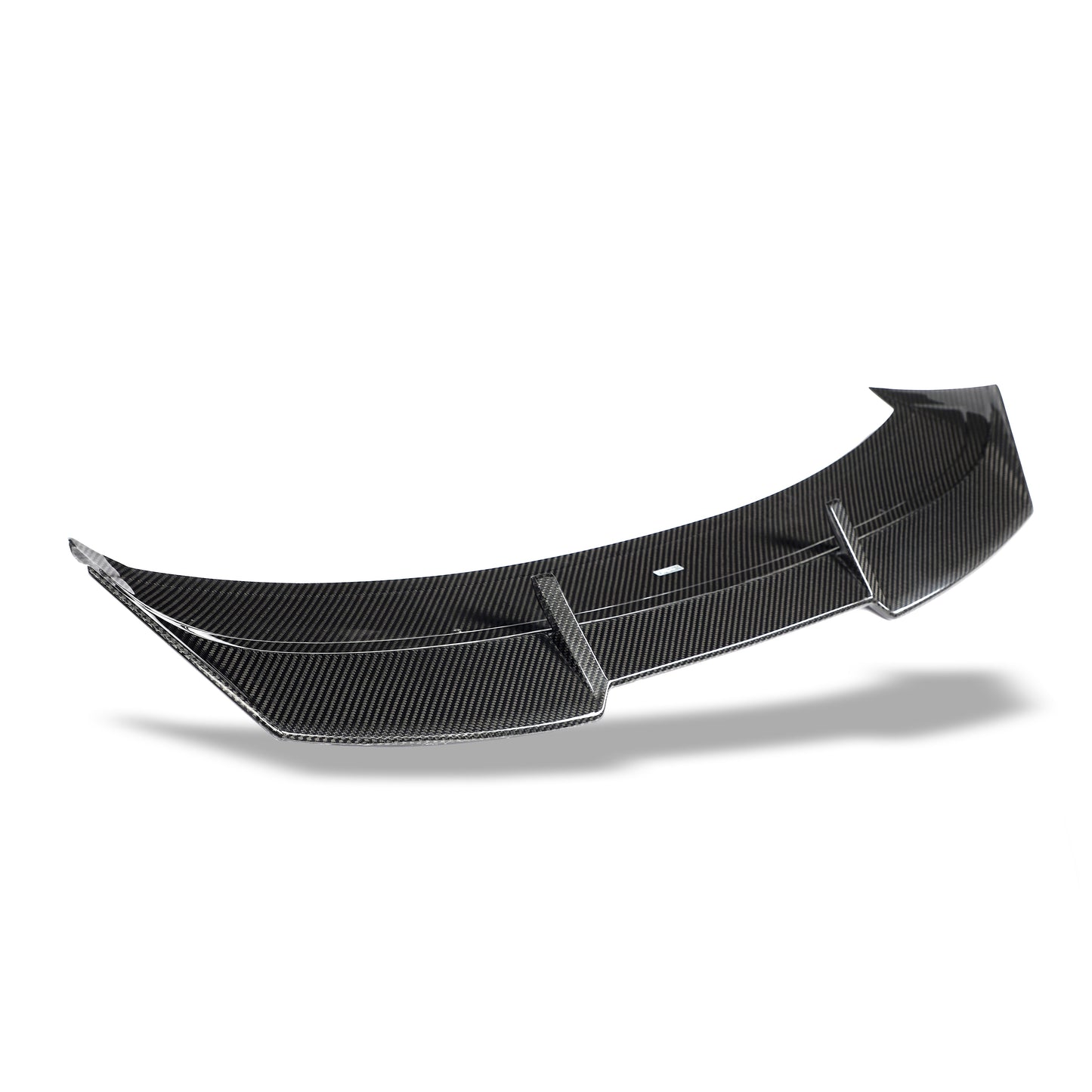 BMW M3 G81 carbon fiber roof spoiler curvature close up shot