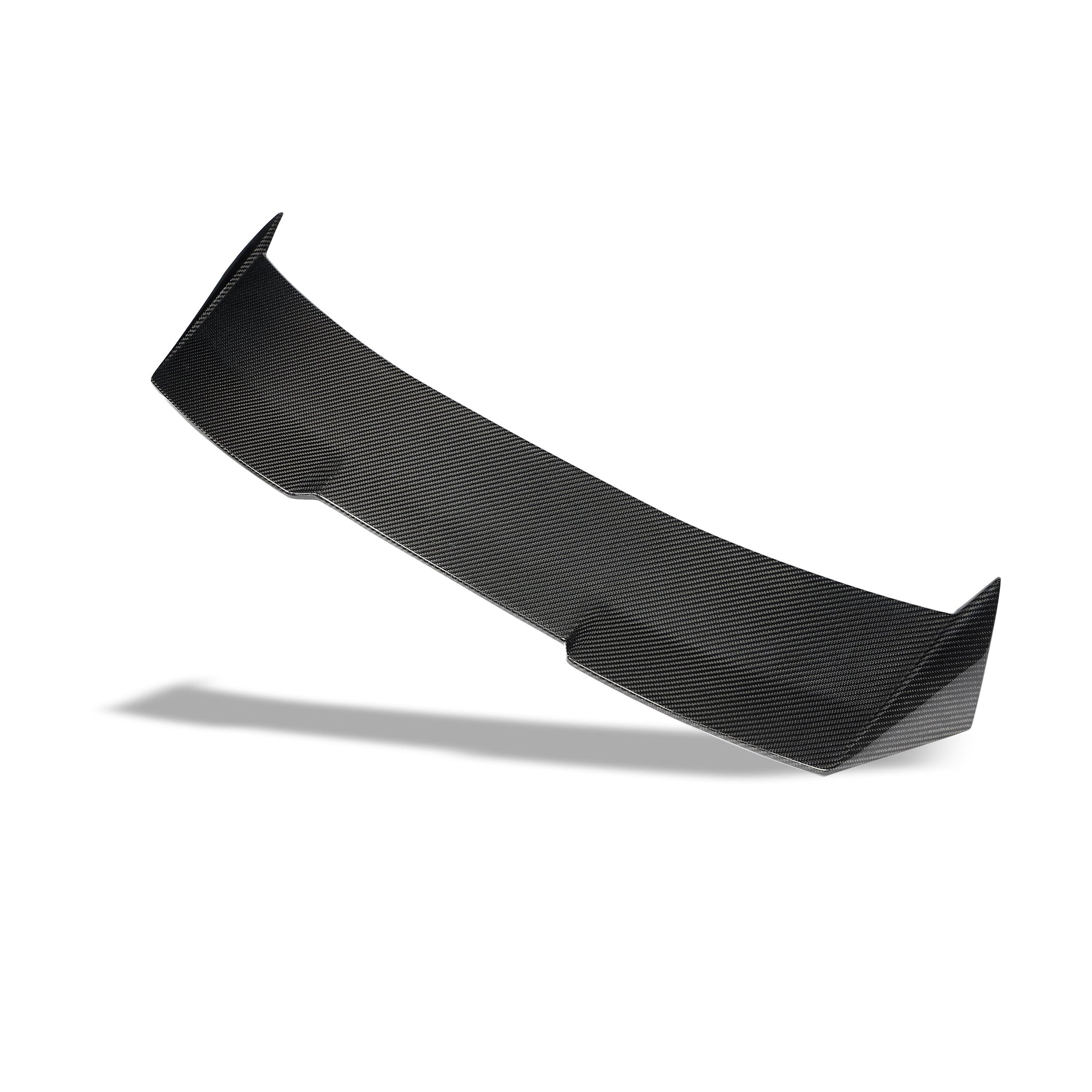 BMW M3 G81 carbon fiber roof spoiler close up of weave finish
