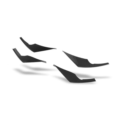 BMW M4 G82 carbon fiber front canards single blade close-up