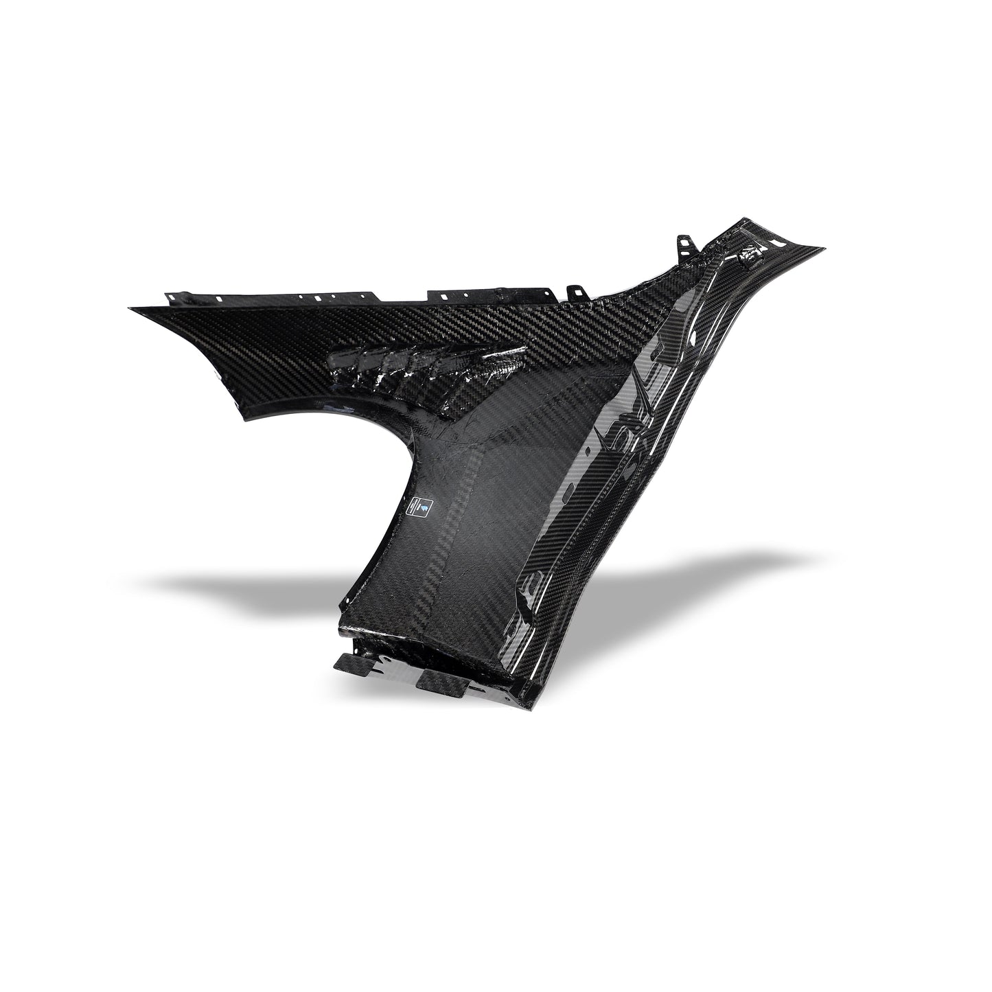 BMW M4 G82 carbon fiber front fender lower edge detail
