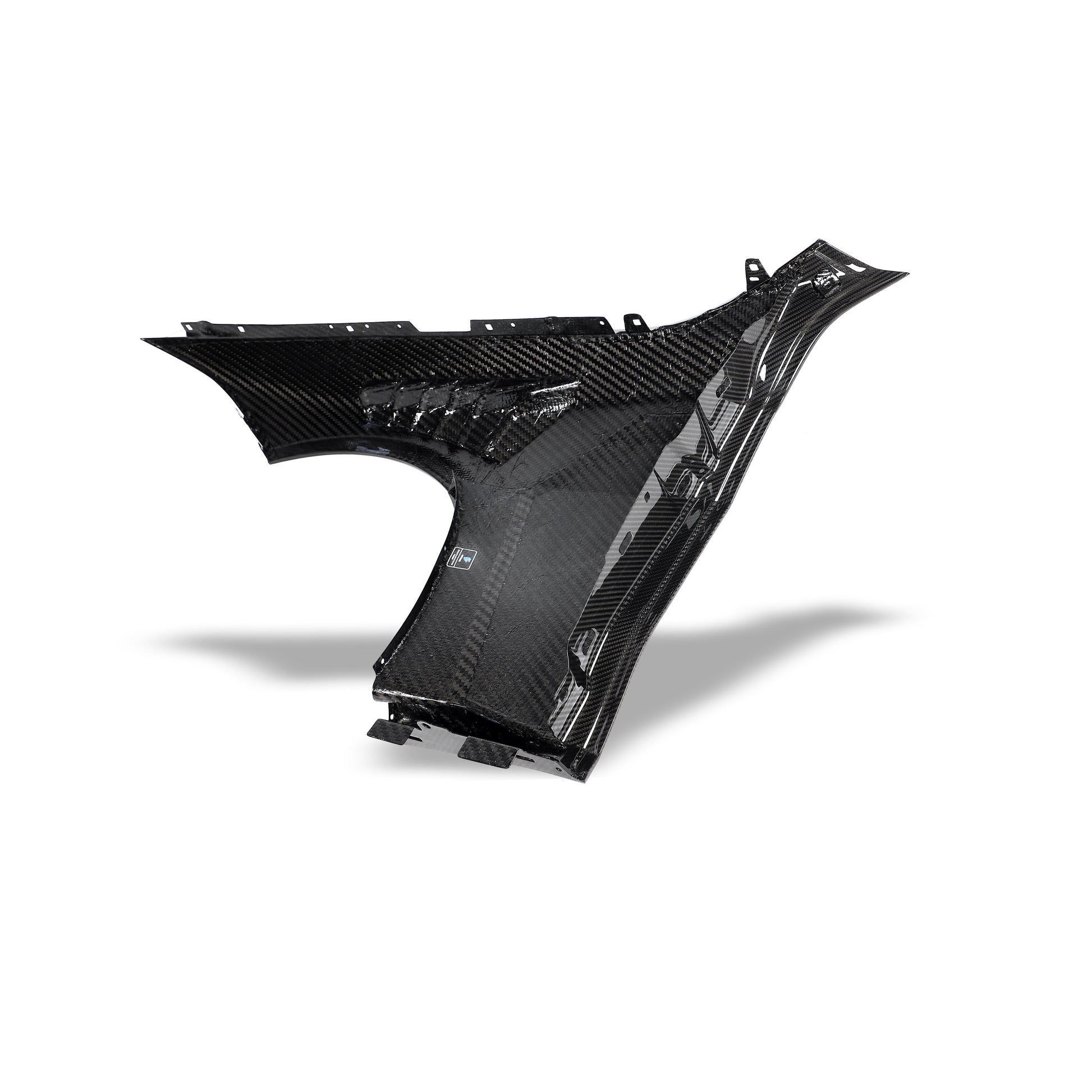 BMW M4 G82 carbon fiber front fender lower edge detail