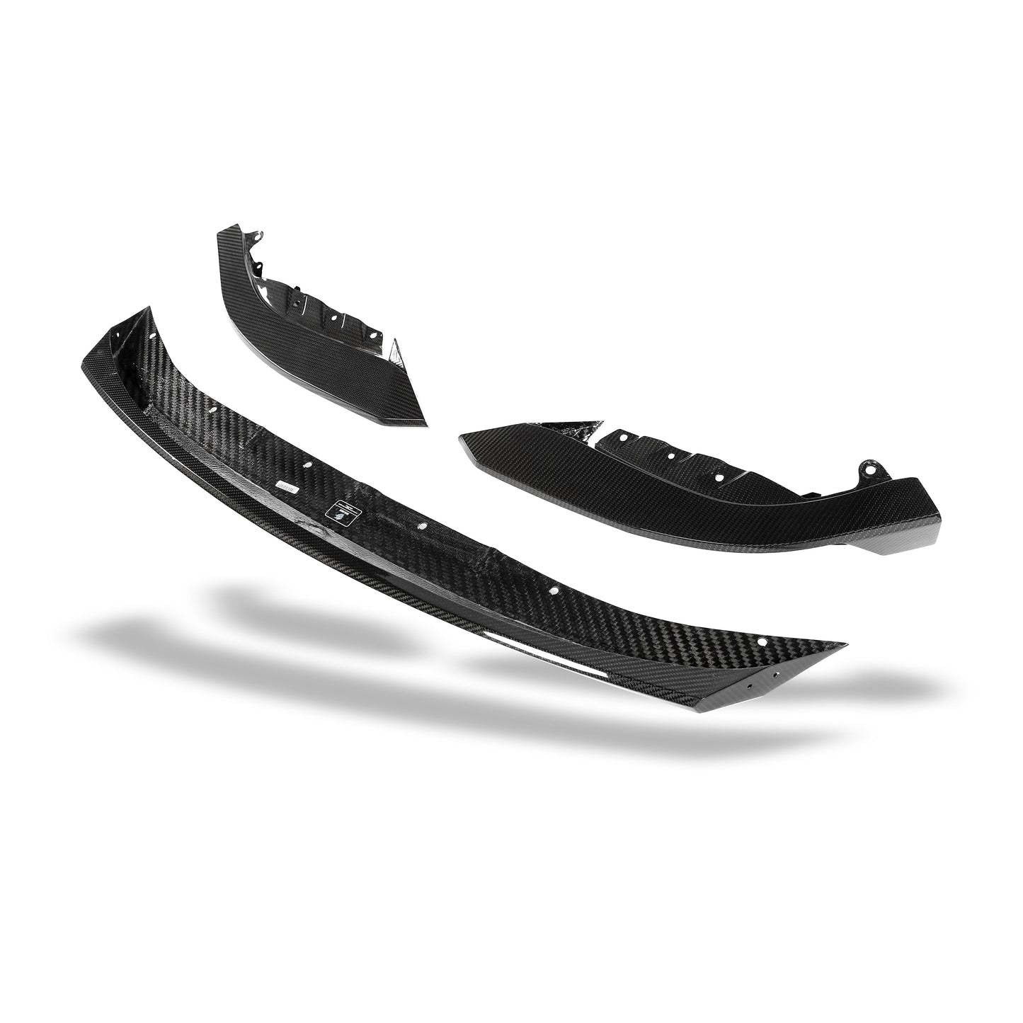 BMW M4 G82 carbon front lip splitter, full-length product layout