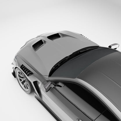 BMW M4 G82 carbon fiber aero hood full product shot from above