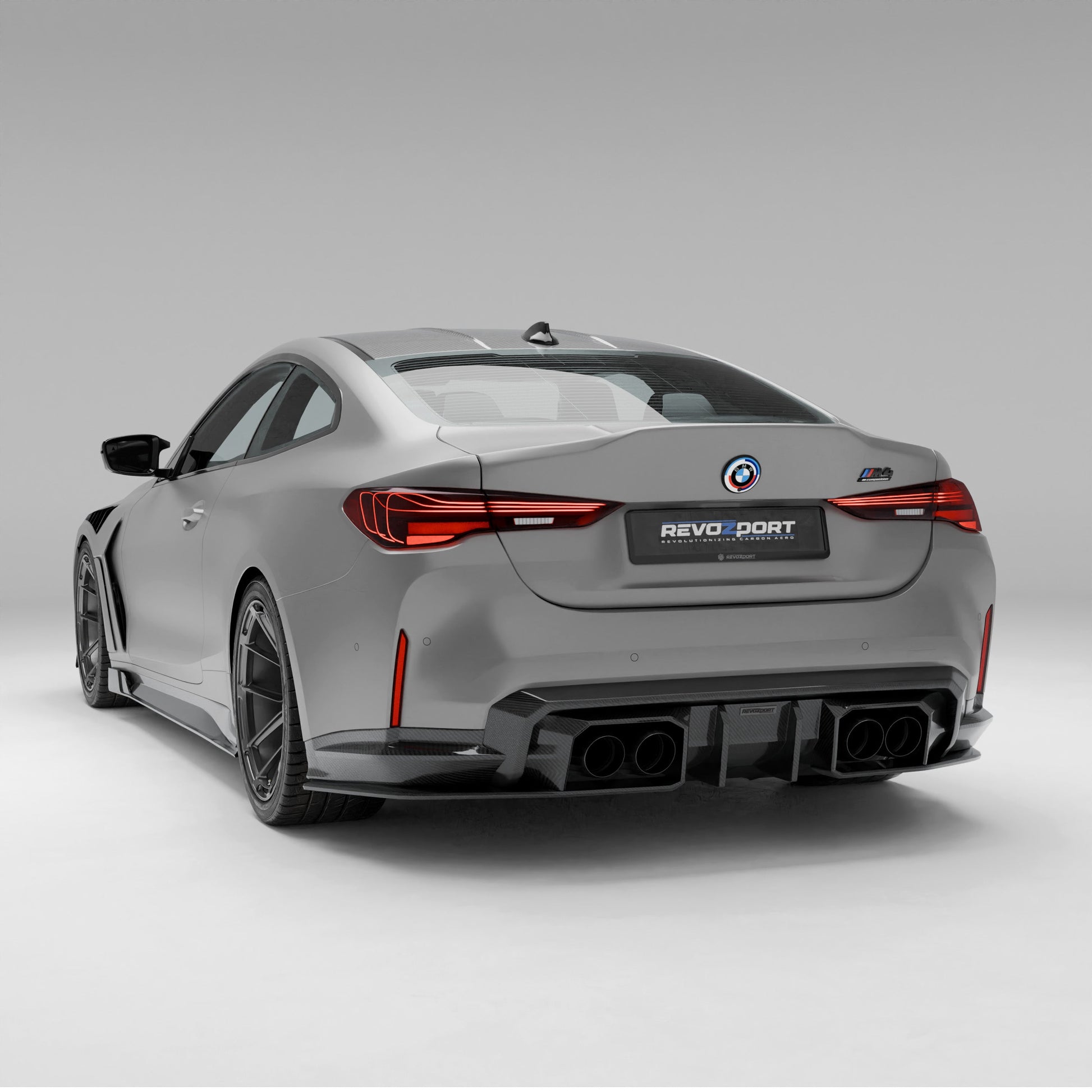 BMW M4 G82 carbon diffuser studio product finish shot
