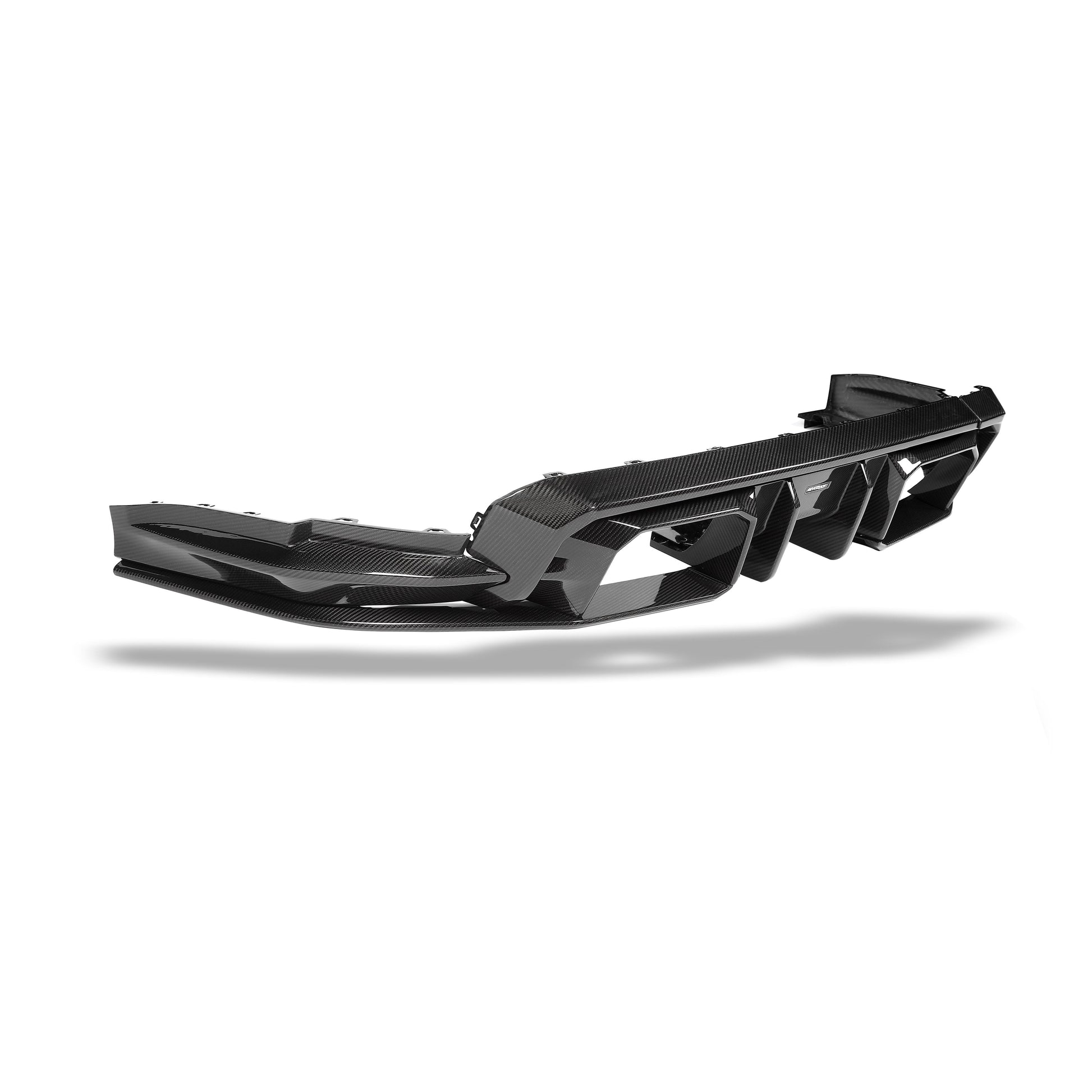 BMW M4 G82 carbon diffuser side connector mounting shot
