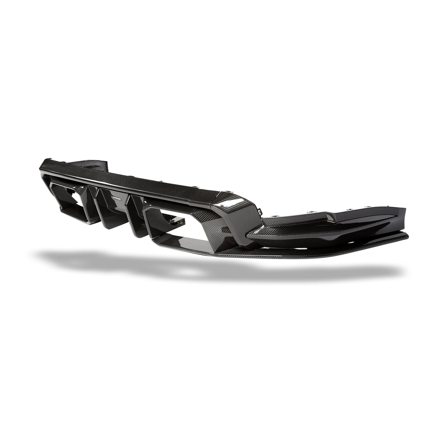 BMW M4 G82 carbon rear diffuser connector piece detail