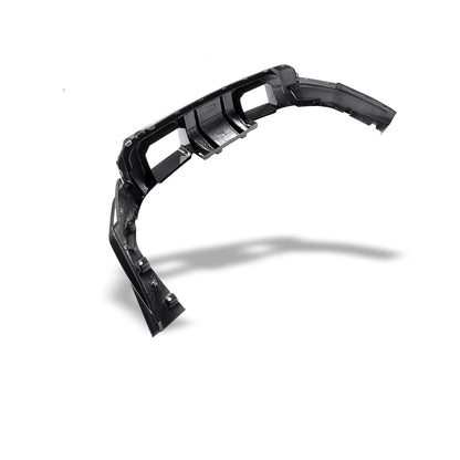 BMW M4 G82 carbon fiber diffuser lower rear angle view