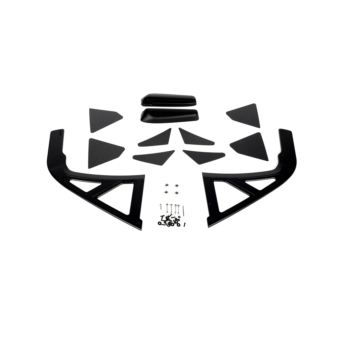 BMW M4 G82 carbon fiber rear wing endplate detail shot