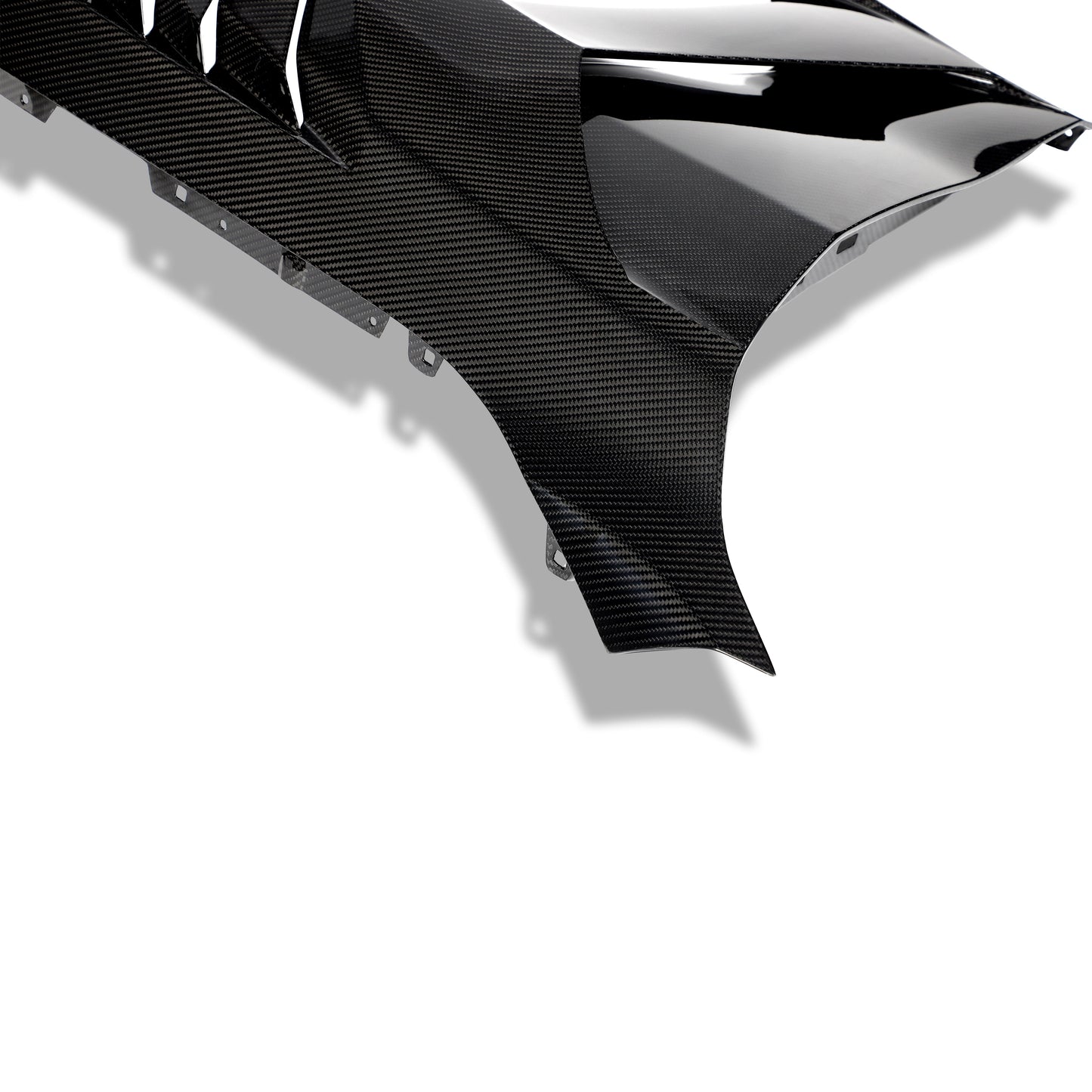 BMW M4 G82 carbon fiber side fender contour detail