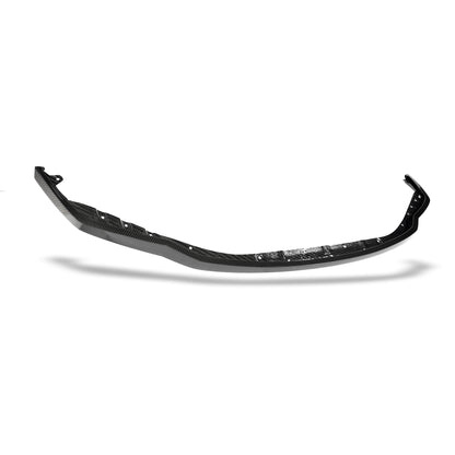 BMW M4 G82 splitter mounted to the front bumper, side view