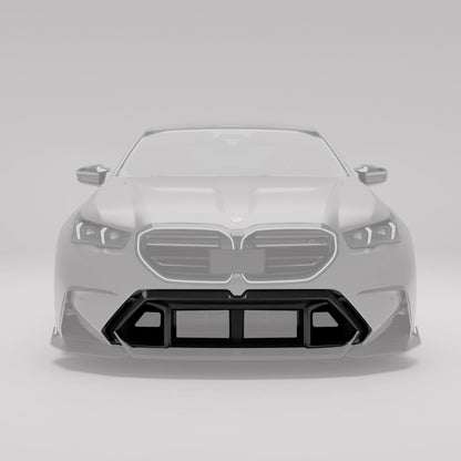 BMW M5 G90 carbon fiber air vent open face angle view
