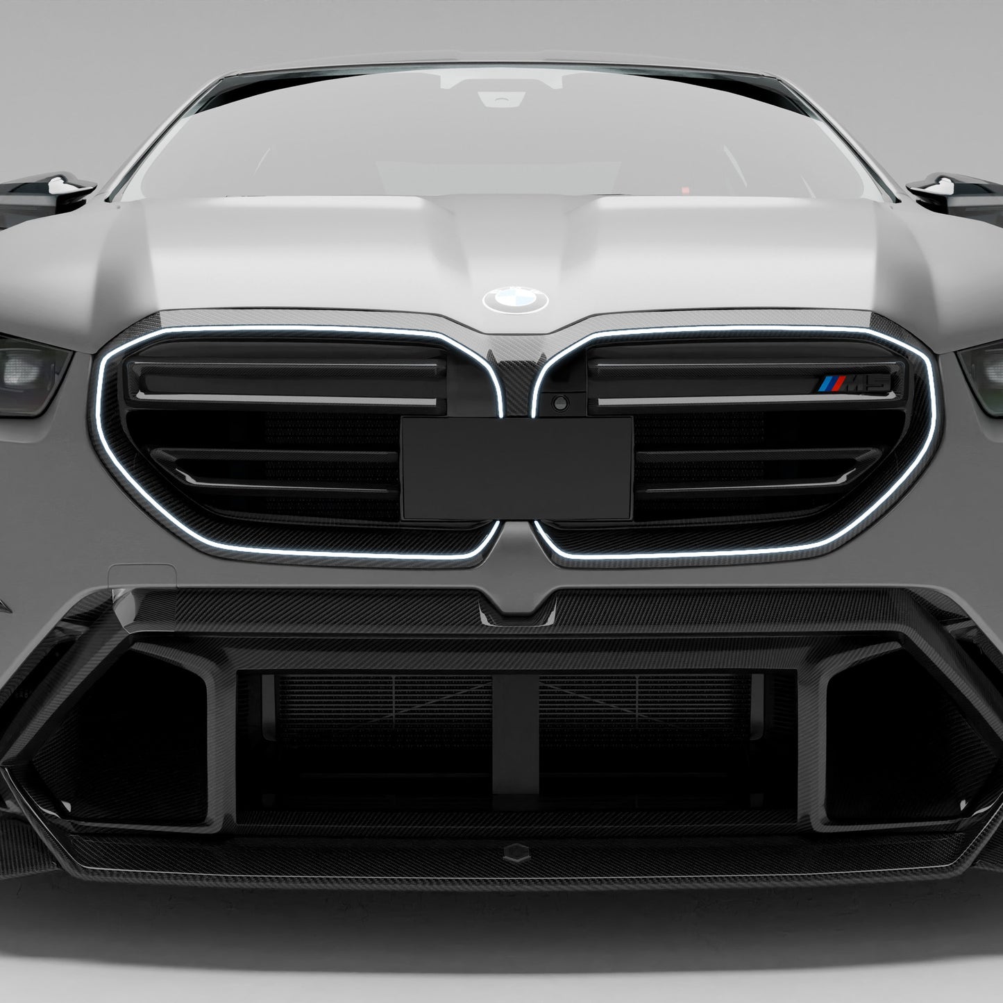 BMW M5 G90 carbon fiber air vent finish surface detail