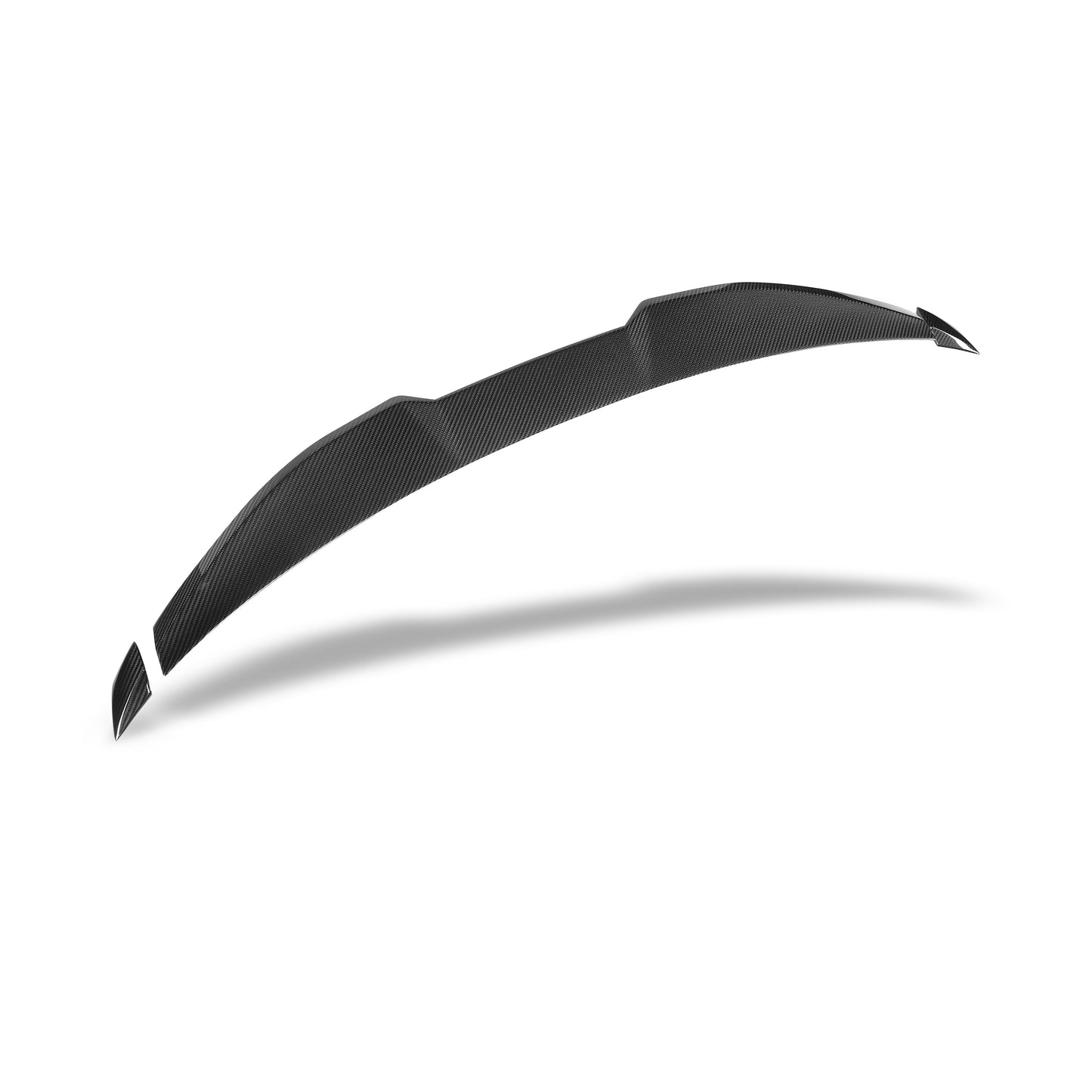 BMW M5 G90 carbon fiber rear spoiler top surface view