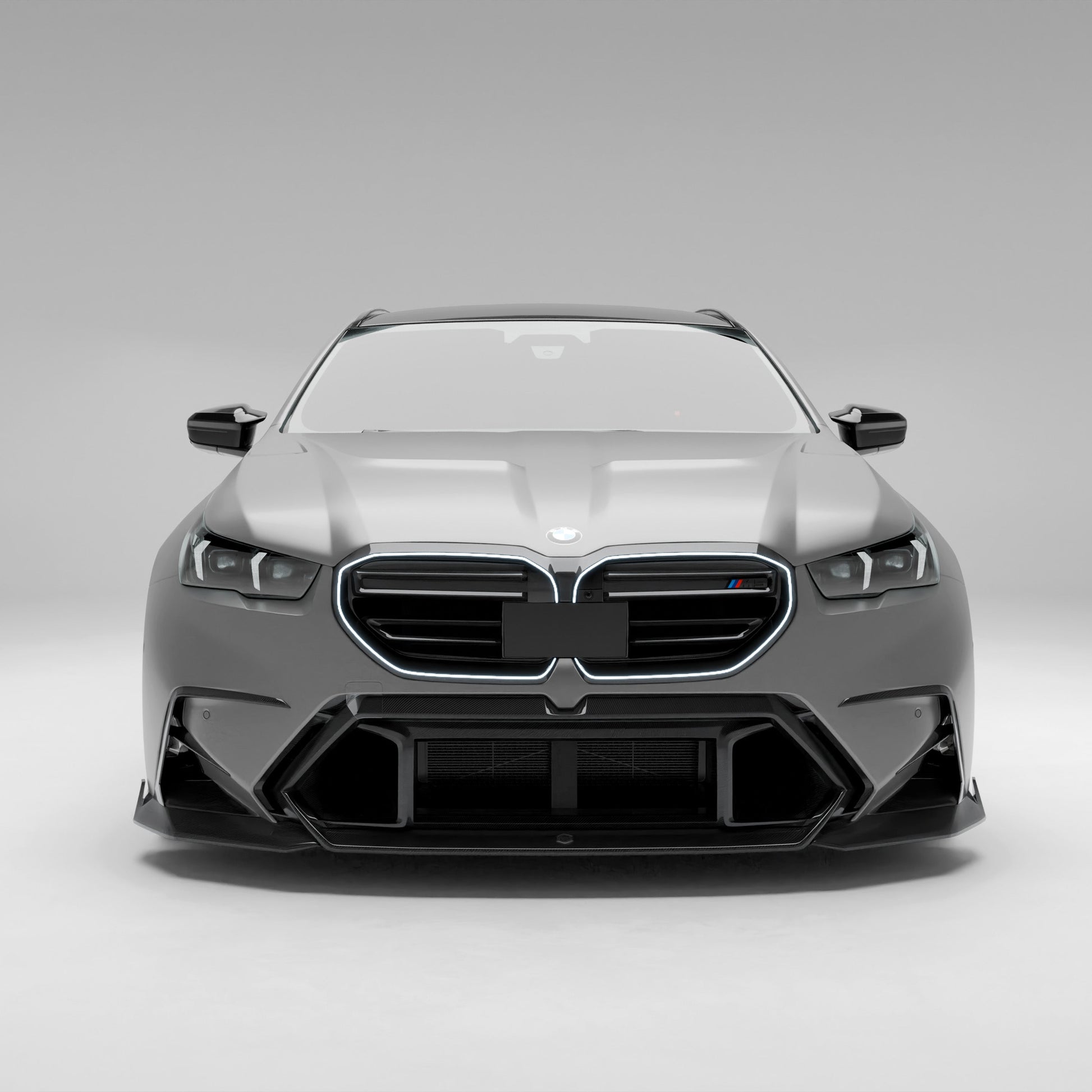 BMW M5 G99 Touring carbon fiber front air vents front view
