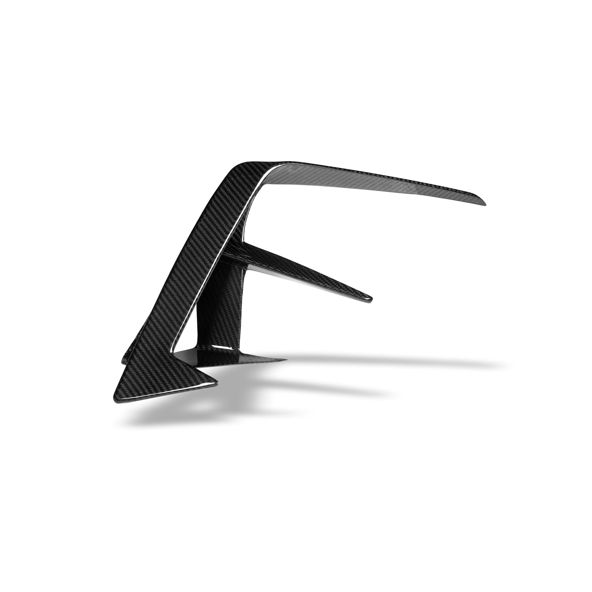 BMW M5 G99 carbon fiber front canard surface finish view