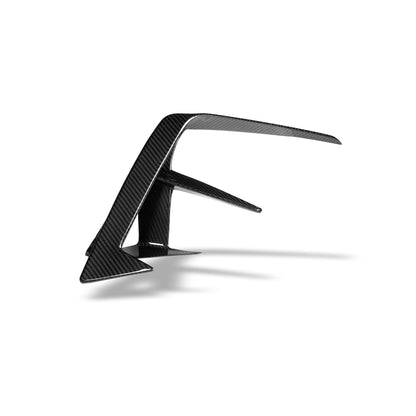 BMW M5 G99 carbon fiber front canard surface finish view