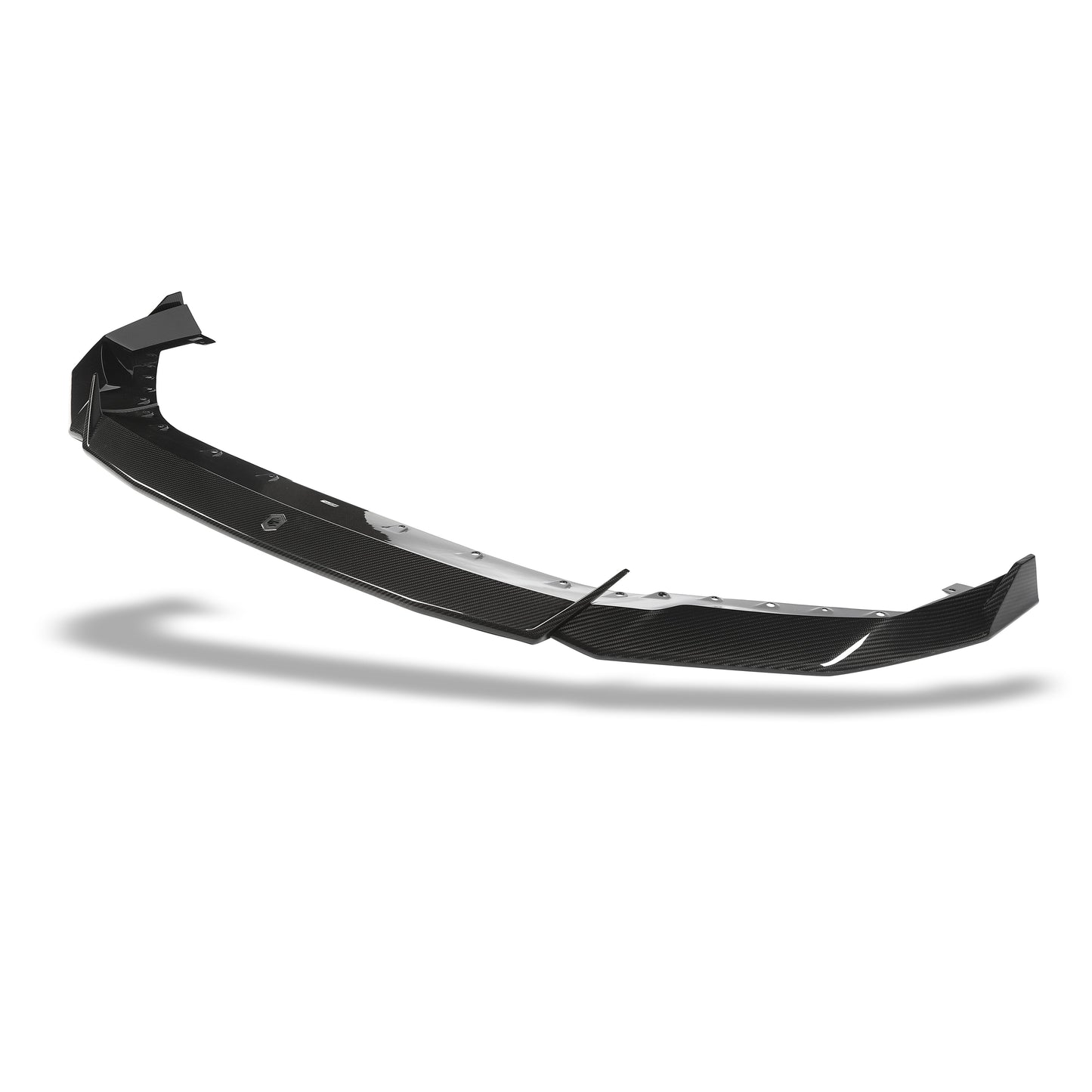 G99 Touring carbon front splitter angled edge view