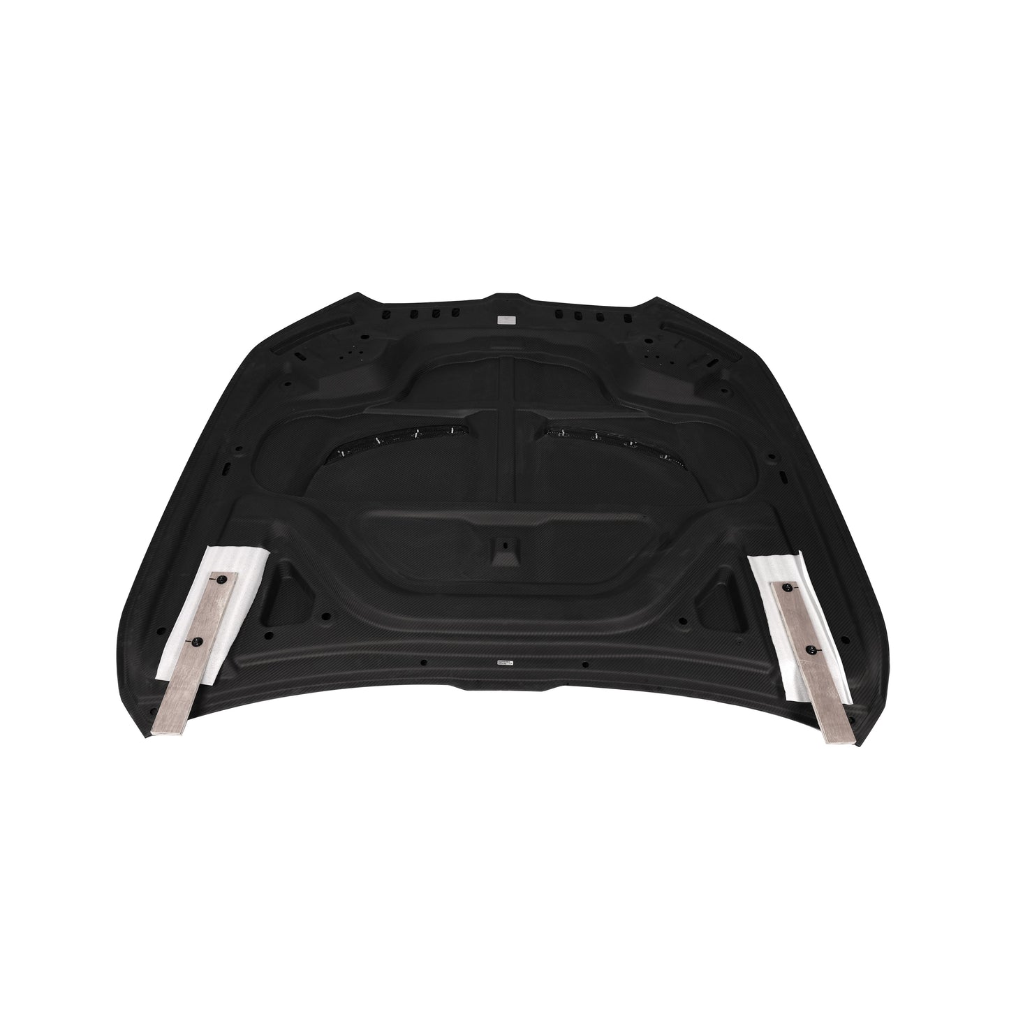 BMW M5 G99 carbon fiber vented bonnet center ridge view