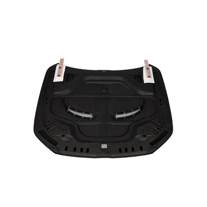 BMW M5 G99 carbon fiber hood front edge detail close up