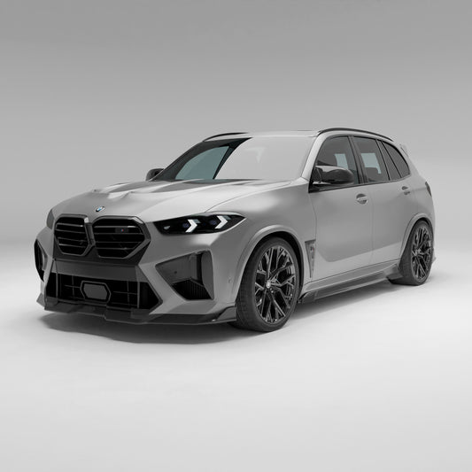 BMW X5M F95 LCI carbon fiber body kit full side profile
