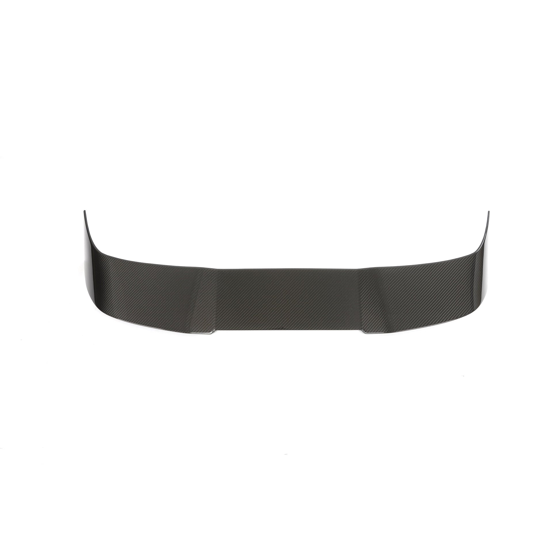 BMW X5M F95 LCI carbon fiber roof spoiler weave close-up
