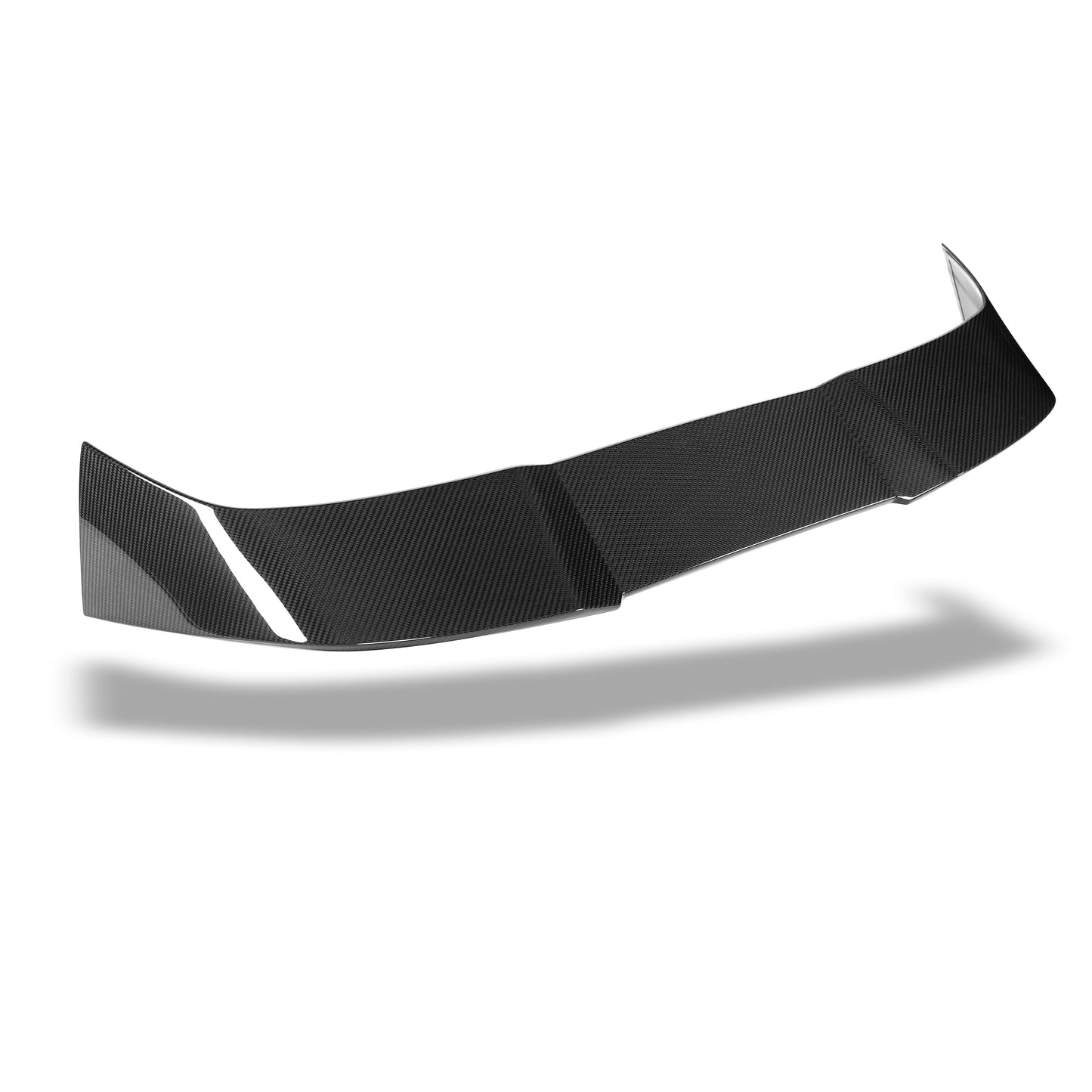 BMW X5M F95 LCI carbon fiber roof spoiler trailing edge detail