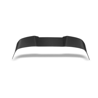 BMW X5M F95 LCI carbon fiber roof spoiler side contour view