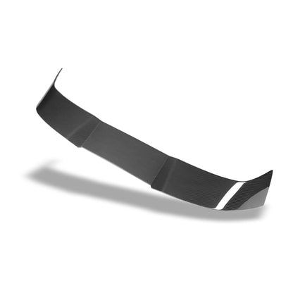 BMW X5M F95 LCI carbon fiber roof spoiler top surface view