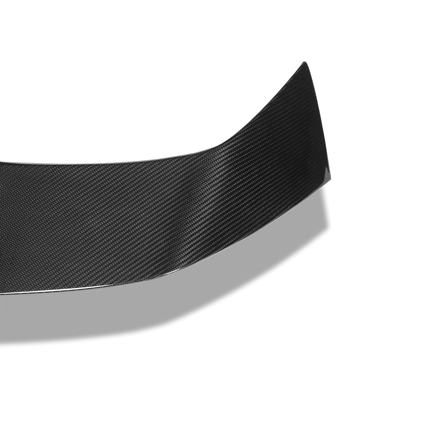 BMW X5M F95 LCI carbon fiber roof spoiler gloss finish close-up